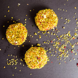 Pistacchina, polpettina di carne di scottona e maiale in granella di pistacchi