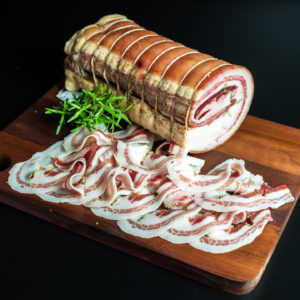 Pancetta artigianale di maiale Nero Italiano – Macelleria D’Orta Carni